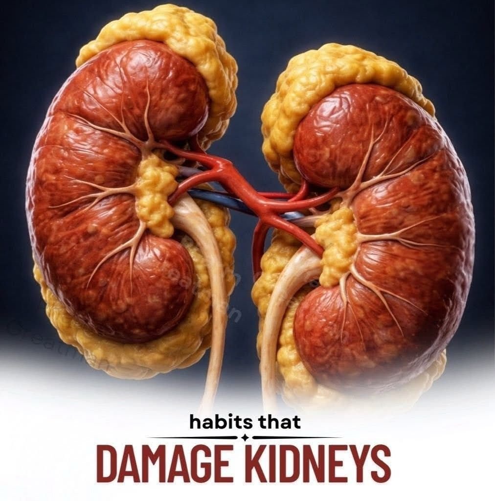 Kidney damage habits 
