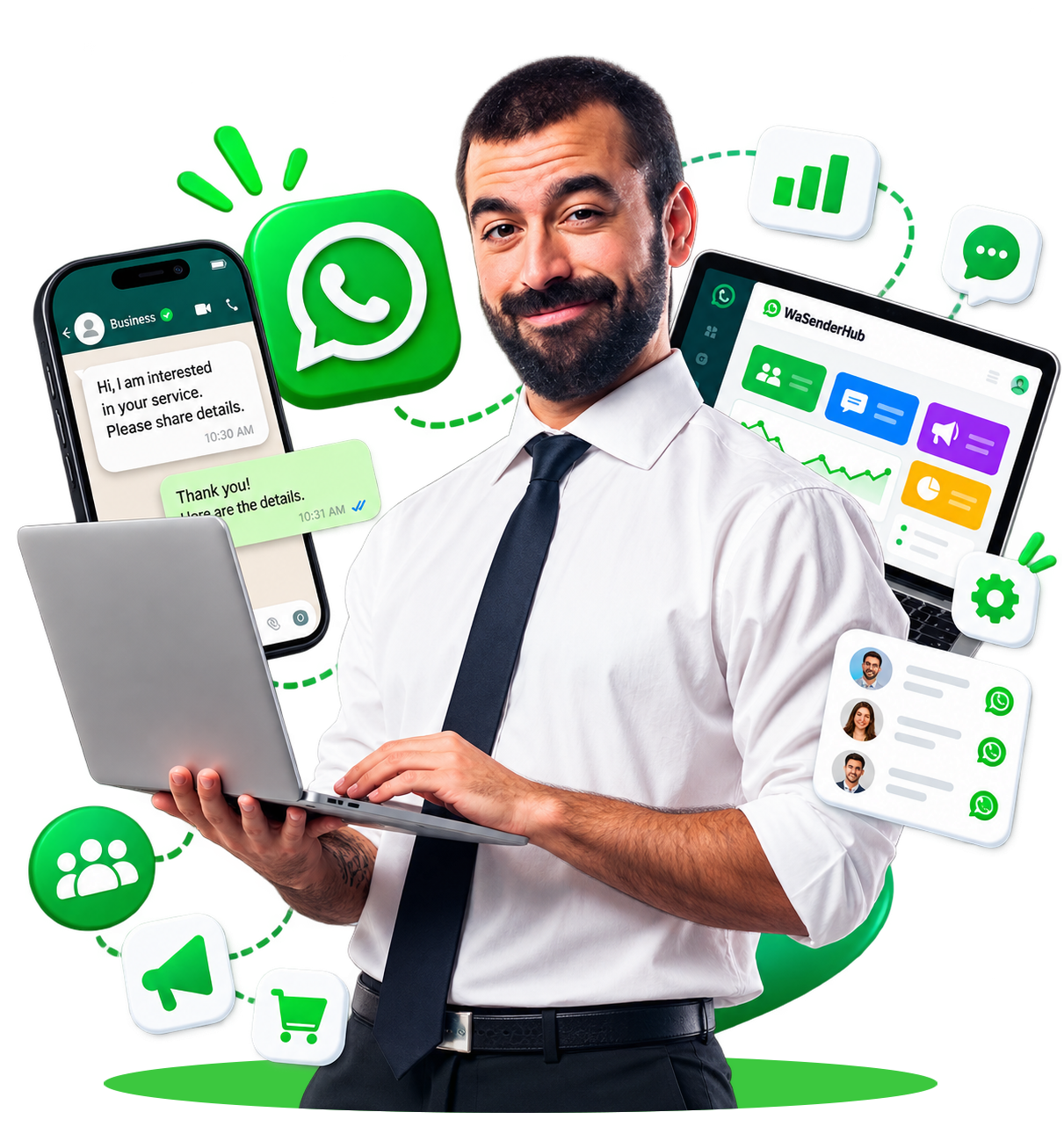 WASenderHub WhatsApp Commerce Platform